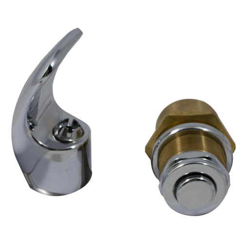  HorecaTraders Stainless steel drinking fountain with separate push button 