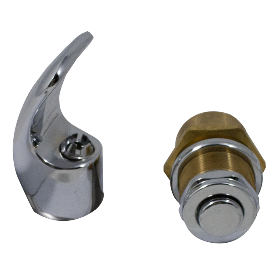 stainless steel water outlet with separate push button