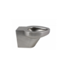 HorecaTraders Wand-WC aus Edelstahl | 355 x 585 x 350 mm