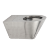 HorecaTraders wandhangend toilet voor mindervaliden | RVS | 370 x 700 x(h)340 mm