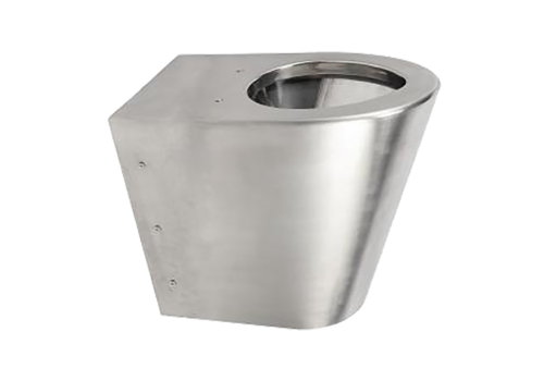  HorecaTraders toilettes debout | acier inoxydable | 370 x 550 x(h)400 mm 
