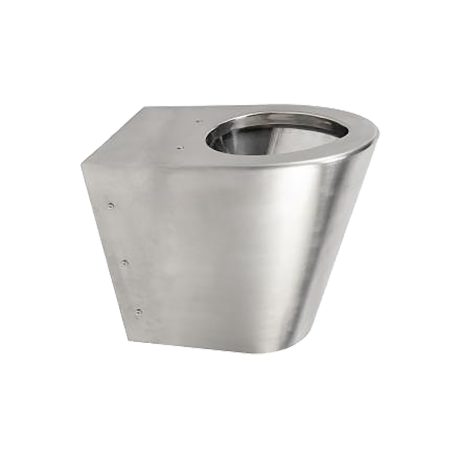 Standtoilette | Edelstahl | 370 x 550 x (h)400 mm
