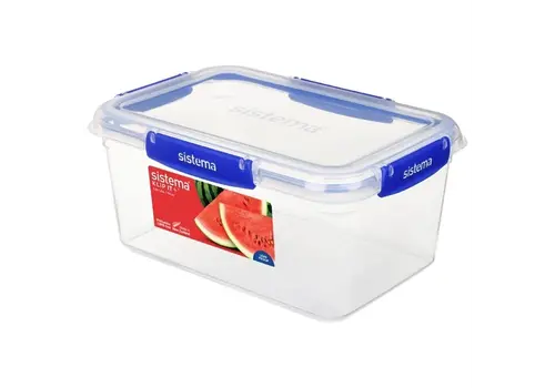  Sistema Klip It Plus rechteckige Frischhaltebox | 12 (H) x 23,5 (B) x 17 (T) cm | 3,3 l 
