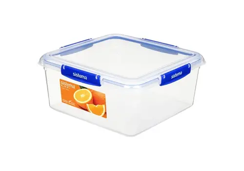  Sistema Boîte de conservation alimentaire carrée Klip It Plus | 12(h) x 26,5(l) x 24(p)cm | 5L 