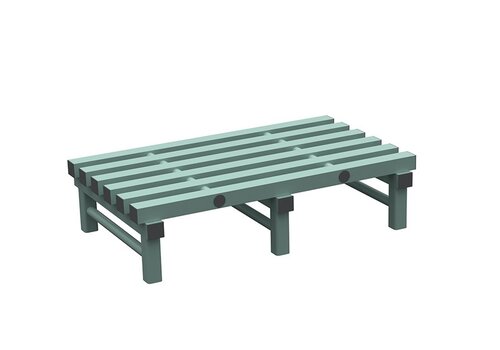  HorecaTraders grille/plateforme de stockage 1200(l)x600(p)x250(h)mm 