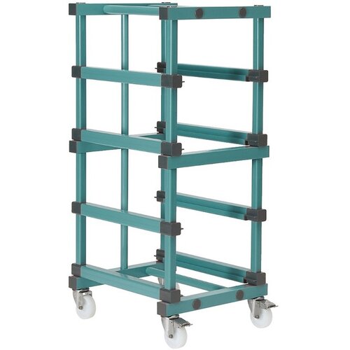  HorecaTraders container trolley EN (600x400mm) 4x220mm 