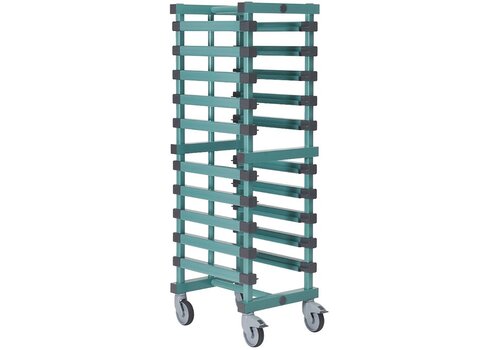  HorecaTraders plastic shelf trolley | GN 1/1 | 10 floors | 47x61x (h) 160 cm 