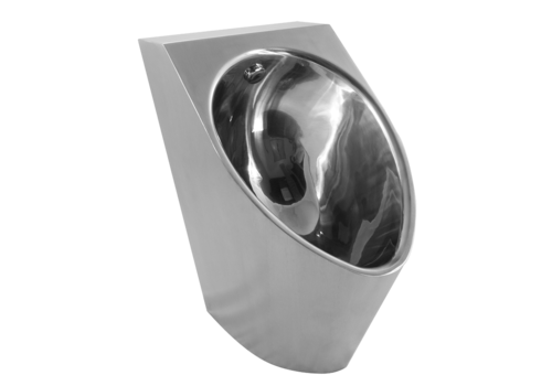  HorecaTraders Urinal aus Edelstahl | B 330 x T 372 x H 550 mm 