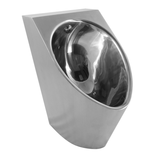  HorecaTraders Stainless steel urinal | W 330 x D 372 x H 550 mm 