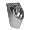 HorecaTraders Stainless steel urinal | W 330 x D 433 x H 570 mm