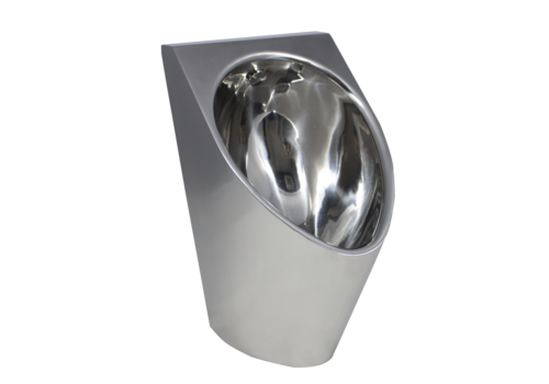  HorecaTraders Edelstahl-Urinal | B 330 x T 433 x H 570 mm 