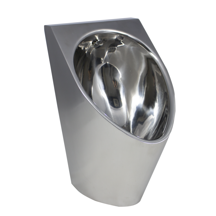 Stainless steel urinal | W 330 x D 433 x H 570 mm