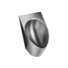 HorecaTraders Wasserloses Urinal aus Edelstahl | B 345 x T 361 x H 569 mm