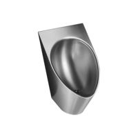 Urinoir sans eau en acier inoxydable | L 345 x P 361 x H 569 mm