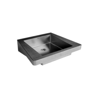 Wastafel | RVS | B 620 x D 505 x H 150 mm.