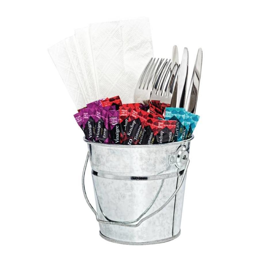 Round galvanized bucket | 2 sizes