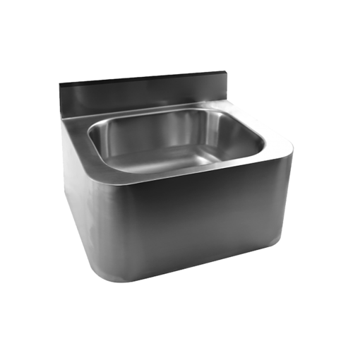 HorecaTraders Wandwaschbecken aus Edelstahl | B 400 x T 340 x H 400 mm 
