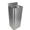 HorecaTraders lavabo sur pied en acier inoxydable | L 400 x P 350 x H 1000 mm