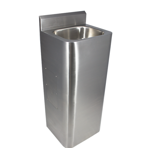  HorecaTraders standing washbasin made of stainless steel | W 400 x D 350 x H 1000 mm 