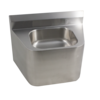 HorecaTraders lavabo en acier inoxydable | L 570 x P 340 x H 400 mm