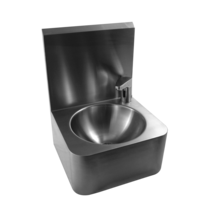 lavabo hygiénique en acier inoxydable | L 400 x P 390 x H 560 mm