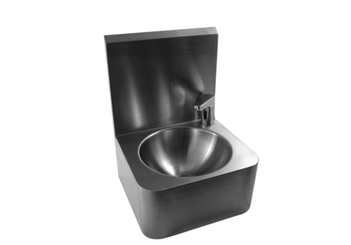  HorecaTraders hygiene washbasin made of stainless steel | W 400 x D 390 x H 560 mm 