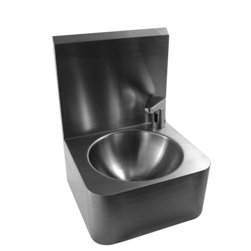 HorecaTraders hygiene washbasin made of stainless steel | W 400 x D 390 x H 560 mm 