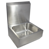 hygiene washbasin made of stainless steel | W 500 x D 475 x H 685 mm