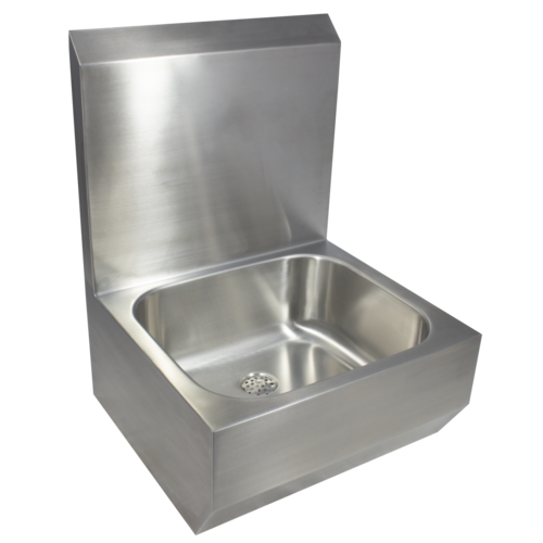  HorecaTraders lavabo hygiénique en acier inoxydable | L 500 x P 475 x H 685 mm 