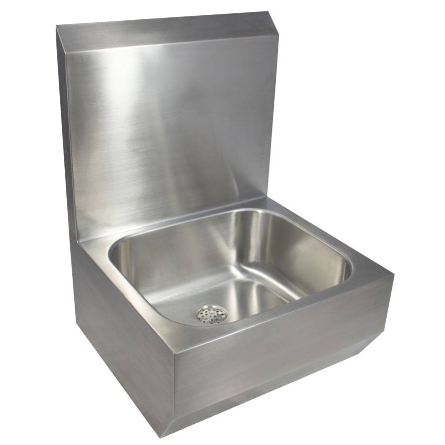 hygiene washbasin made of stainless steel | W 500 x D 475 x H 685 mm