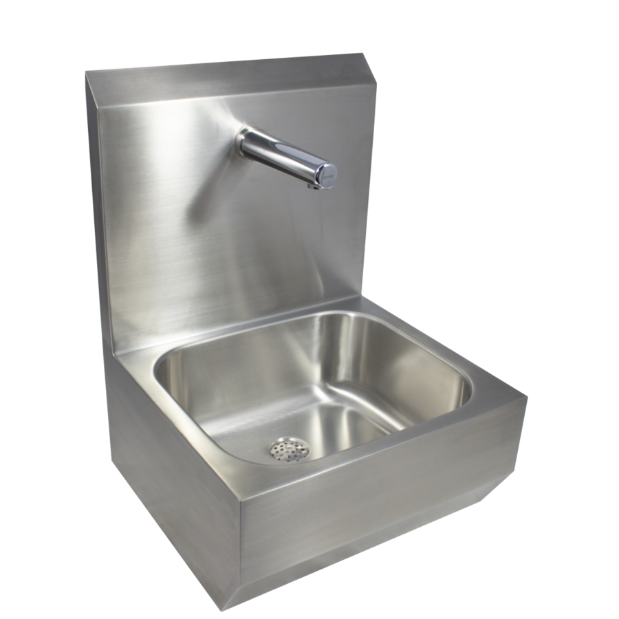 hygiene washbasin made of stainless steel | W 500 x D 475 x H 685 mm