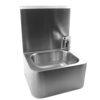 HorecaTraders hygiene washbasin made of stainless steel | W 460 x D 400 x H 560 mm