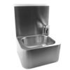 lavabo hygiénique en acier inoxydable | L 460 x P 400 x H 560 mm