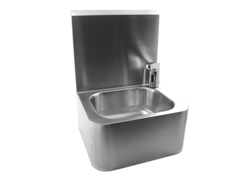  HorecaTraders hygiene washbasin made of stainless steel | W 460 x D 400 x H 560 mm 
