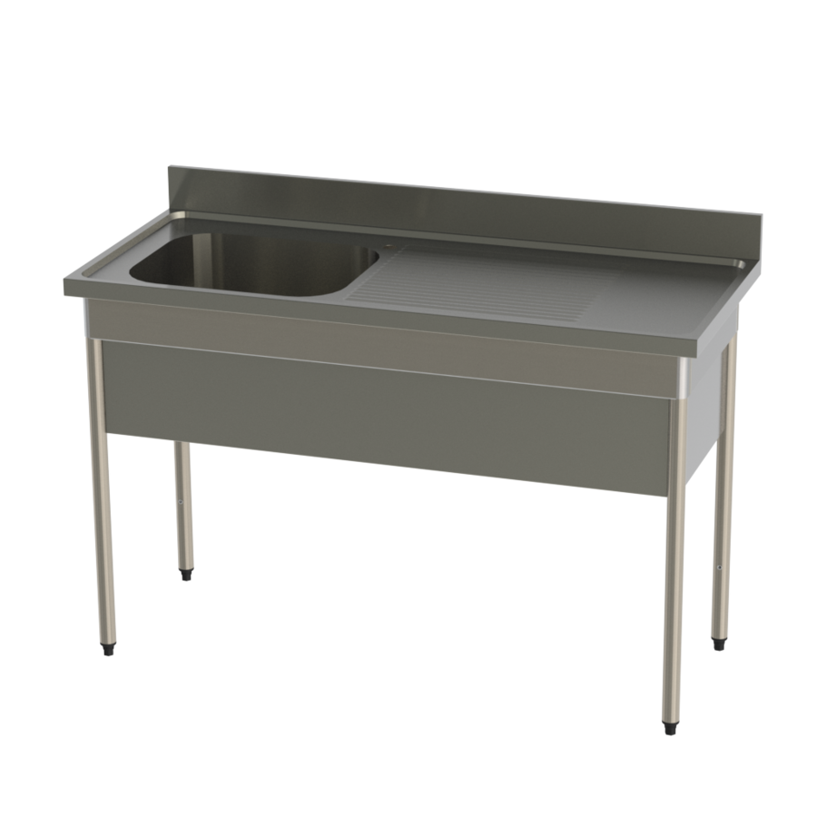 Stainless steel kitchen sink | W 1200 x D 700 x H 900