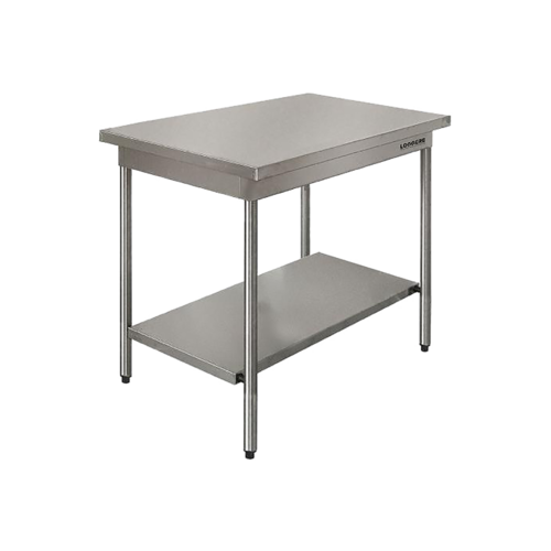  HorecaTraders stainless steel work table | W 1200 x D 700 x H 900 mm | 2 formats 