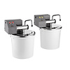 HorecaTraders  DispoJet | Automatische dispenser | Ø265x(h)255 mm | 10 Liter | 2 kleuren