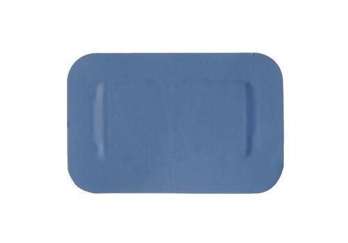  HorecaTraders Blauwe patch pleisters | 75x50mm | 50 stuks 