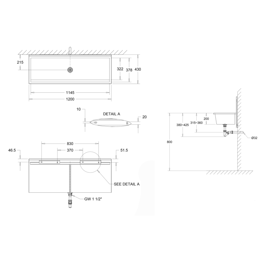Bac à linge | acier inoxydable | 4 tailles