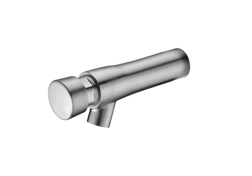  HorecaTraders wall tap | Self-closing | stainless steel | Ø30 x 110.3mm 