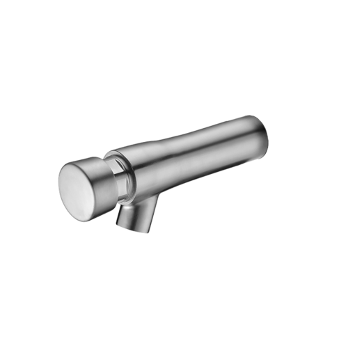  HorecaTraders wall tap | Self-closing | stainless steel | Ø30 x 110.3mm 