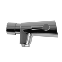 Robinet mural à fermeture automatique | eau chaude et froide | Longueur 139 mm