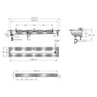 wasgoot | RVS | Incl. kranen | 6 formaten