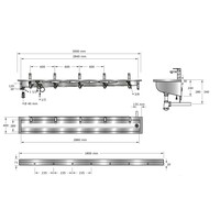 wasgoot | RVS | Incl. kranen | 6 formaten