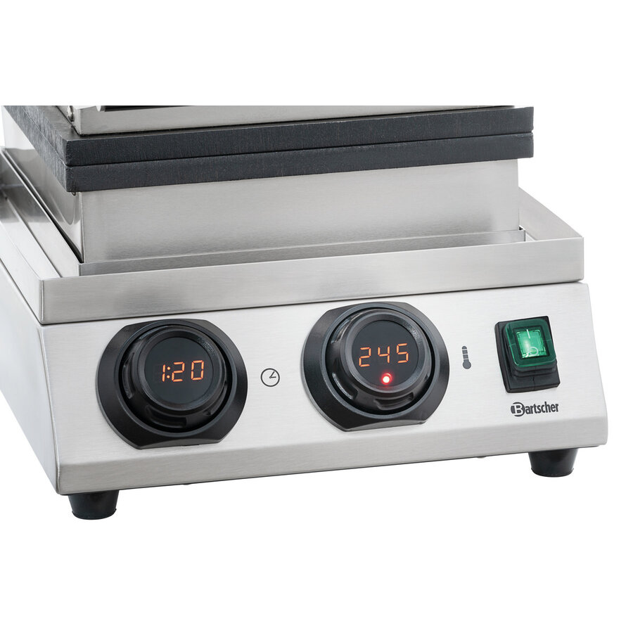 Gaufrier à churros | acier inoxydable | 8 gaufres churros