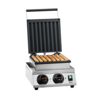 Gaufrier à churros | acier inoxydable | 8 gaufres churros