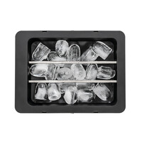 Broyeur à glace | 60 kg/h | acier inoxydable | 19x30x(h)49 cm