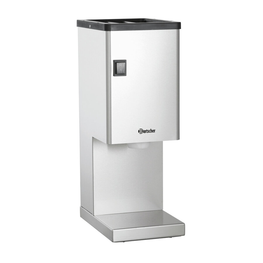 Broyeur à glace | 60 kg/h | acier inoxydable | 19x30x(h)49 cm
