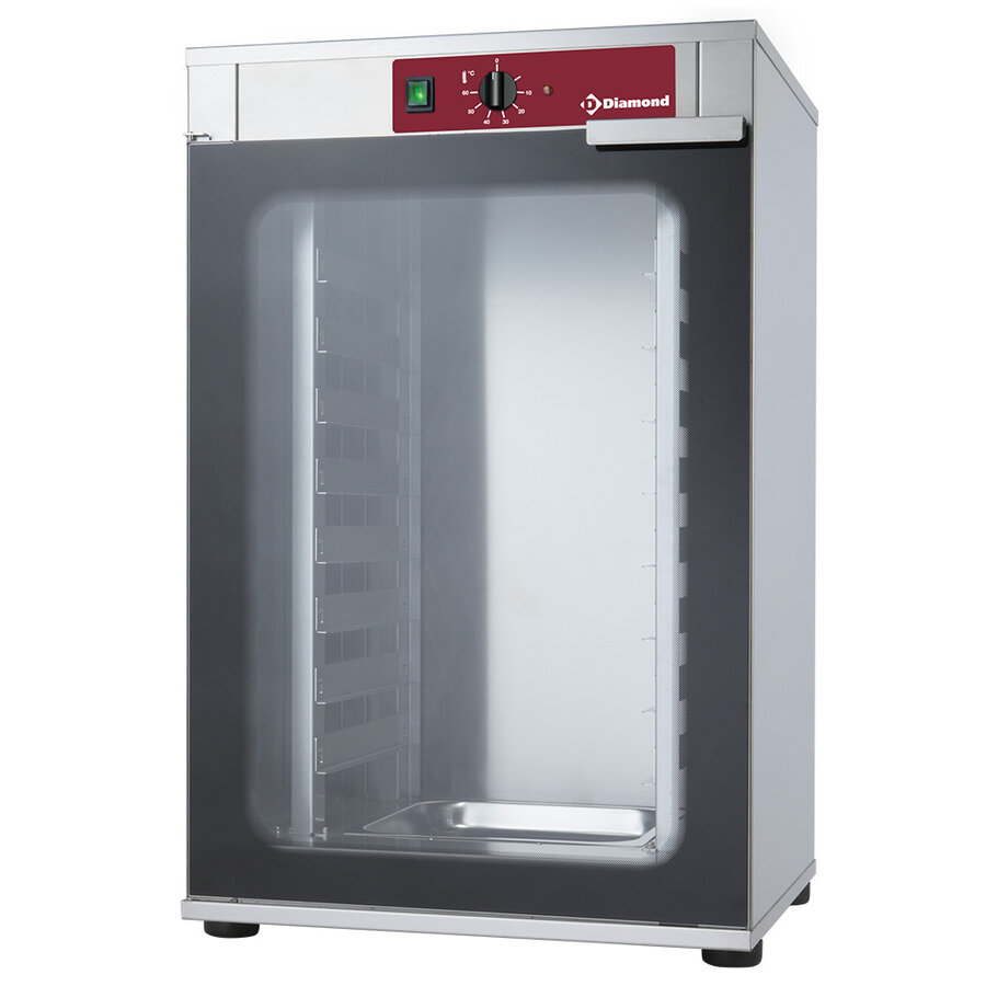Proofing cabinet for oven, 1 door, 8 levels