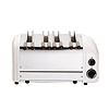 HorecaTraders 4 slot toaster | Stainless steel | 22(h)x46(w)x21(d)cm